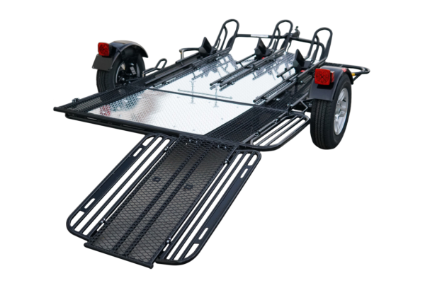 Trinity MT3 Three-Rail Motorcycle Trailer - Image 2