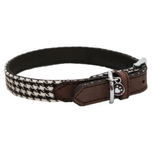 Pawpzilla Dog Collar With Sturdy Buckle (Brown)