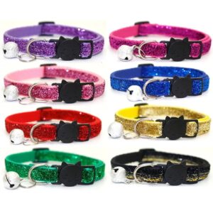 Pawpzilla Cat Collar Colors Reflective Breakaway Neck Ring Necklace