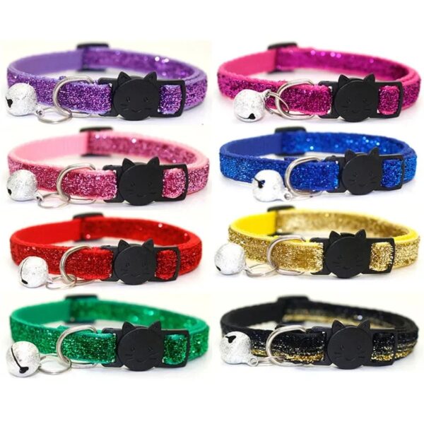 Pawpzilla Cat Collar Colors Reflective Breakaway Neck Ring Necklace