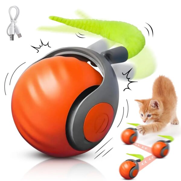 Pawpzilla Interactive Speedy Tail Cat Toy