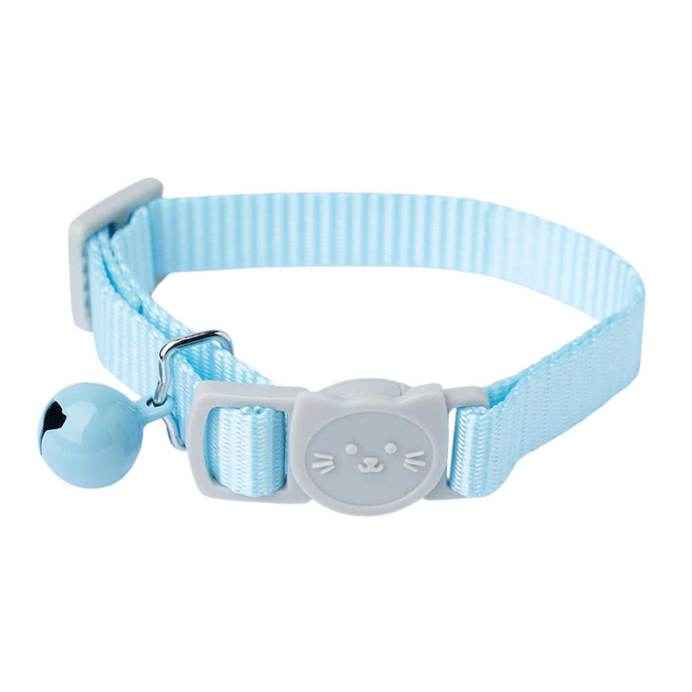 Pawpzilla Adjustable Cat Collar with Bell and Safety Buckle